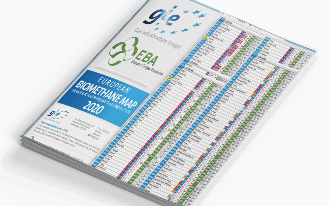 EBA-GiE biomethane map 2020
