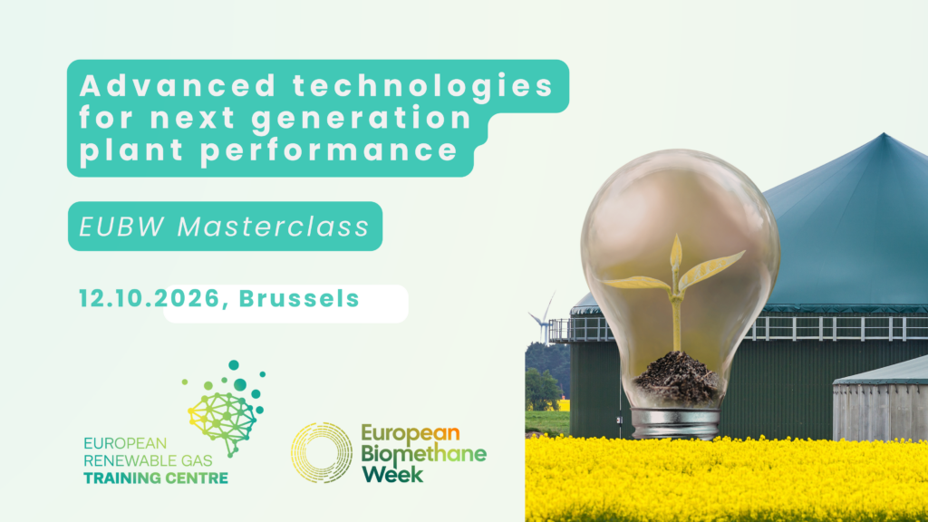 Masterclass | Advanced technologies for next generation plant performance -  European Biogas Association